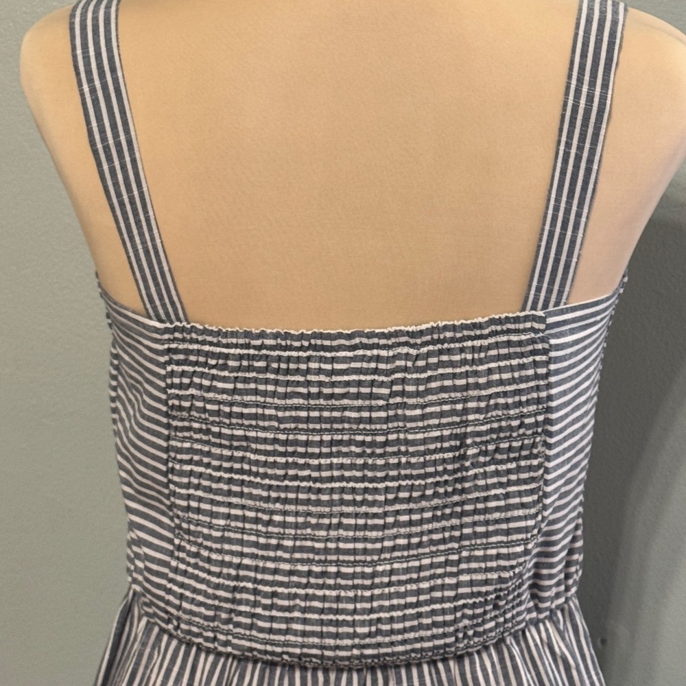 NEW Speechless Wide Leg Navy & White Striped Cropped Romper Jumper - Picture 5 of 12